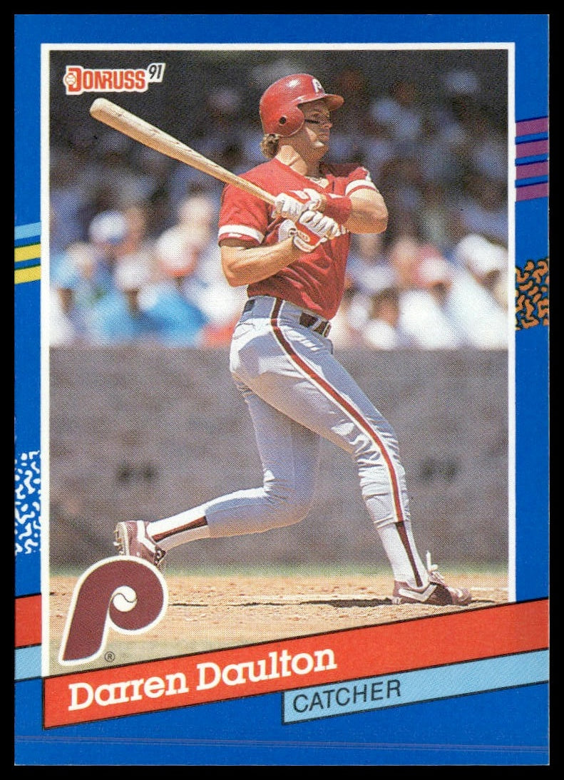 Darren Daulton #316 1991 Donruss Philadelphia Phillies
