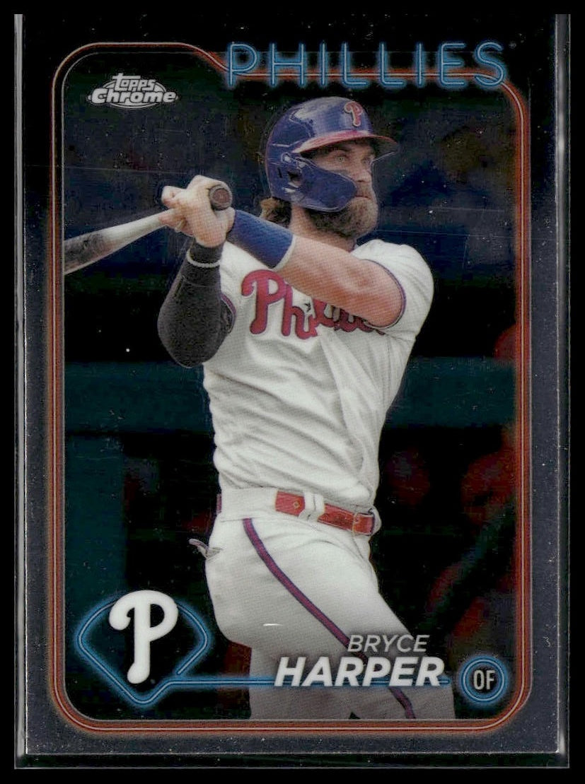 Bryce Harper #62 2024 Topps Chrome Philadelphia Phillies