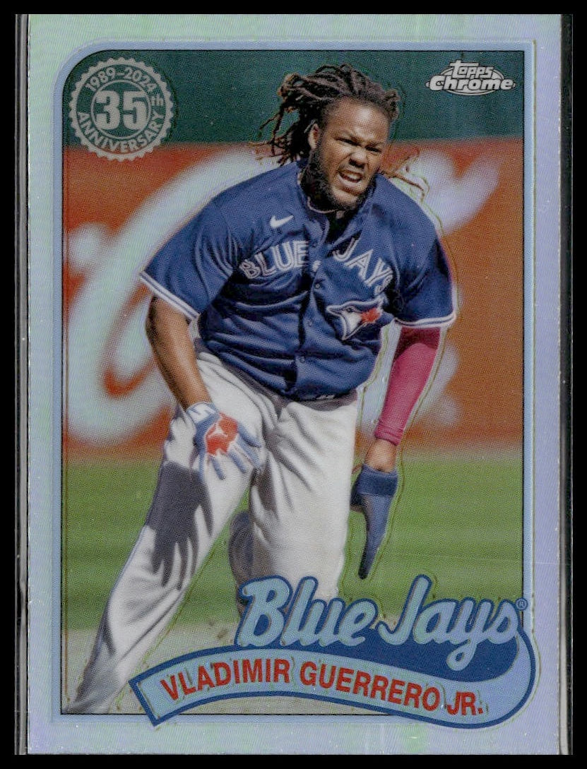 Vladimir Guerrero Jr. #89CB-7 1989 Topps 35th Anniversary 2024 Chrome Blue Jays