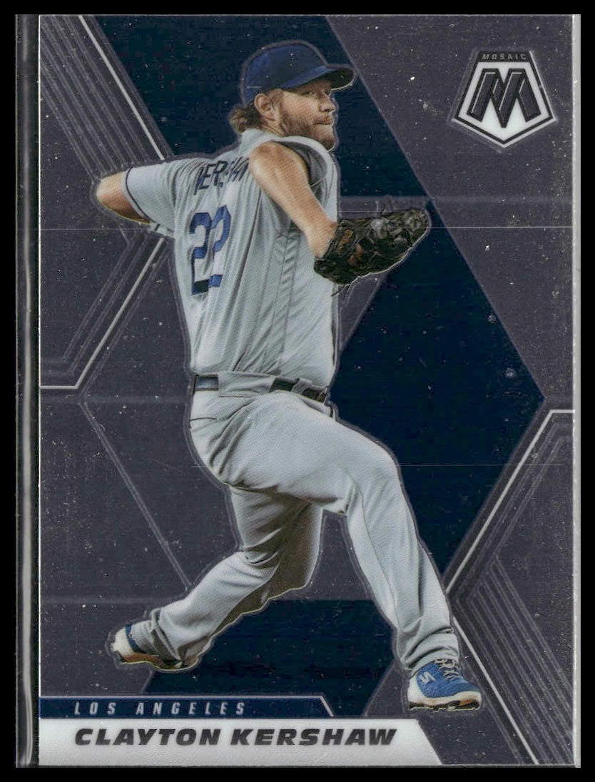 Clayton Kershaw #32 2021 Panini Mosaic Los Angeles Dodgers