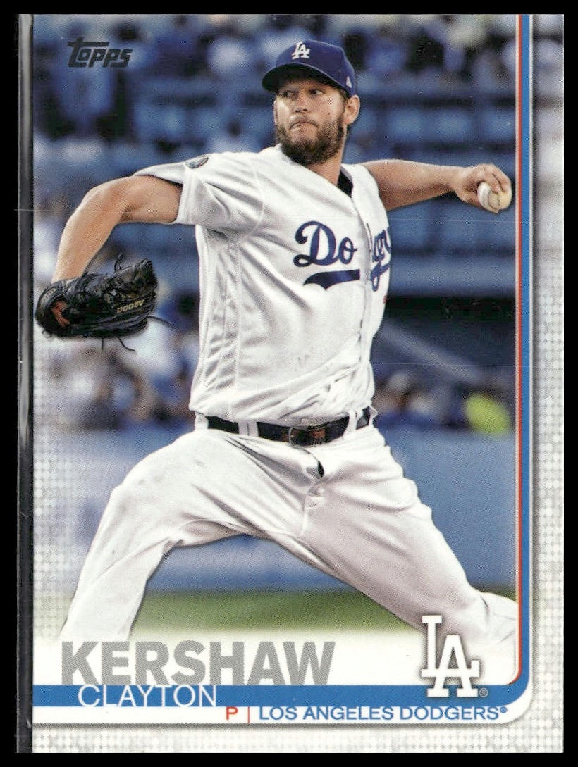 Clayton Kershaw #10 2019 Topps Los Angeles Dodgers