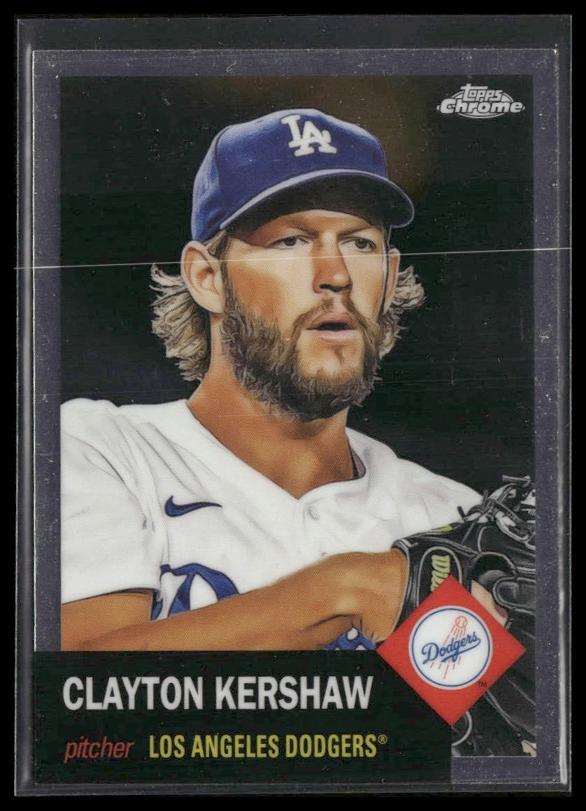 Clayton Kershaw #367 2022 Topps Chrome Platinum Anniversary Los Angeles Dodgers