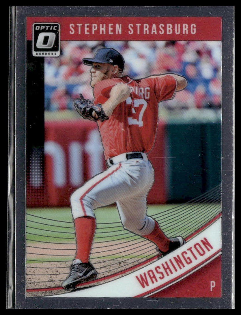 Stephen Strasburg #163 2018 Donruss Optic Washington Nationals