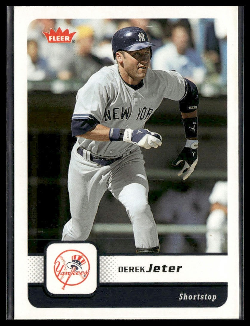 Derek Jeter #390 2006 Fleer New York Yankees