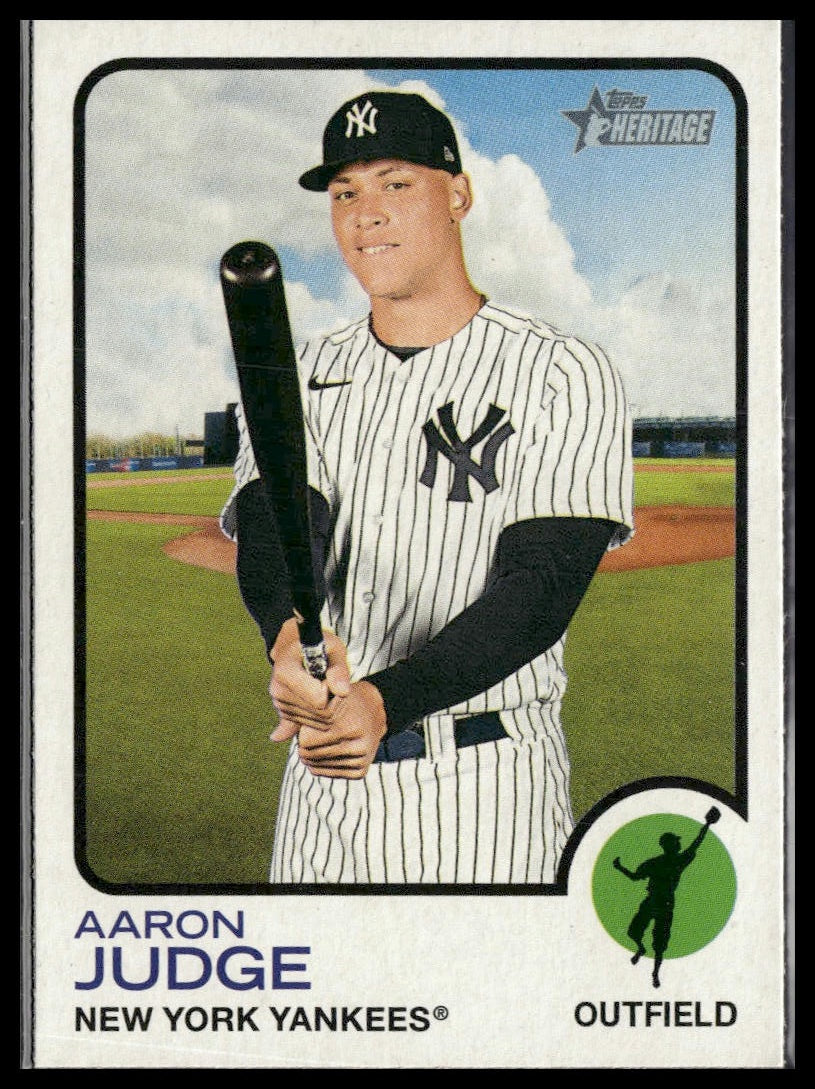 Aaron Judge #44 2022 Topps Heritage New York Yankees