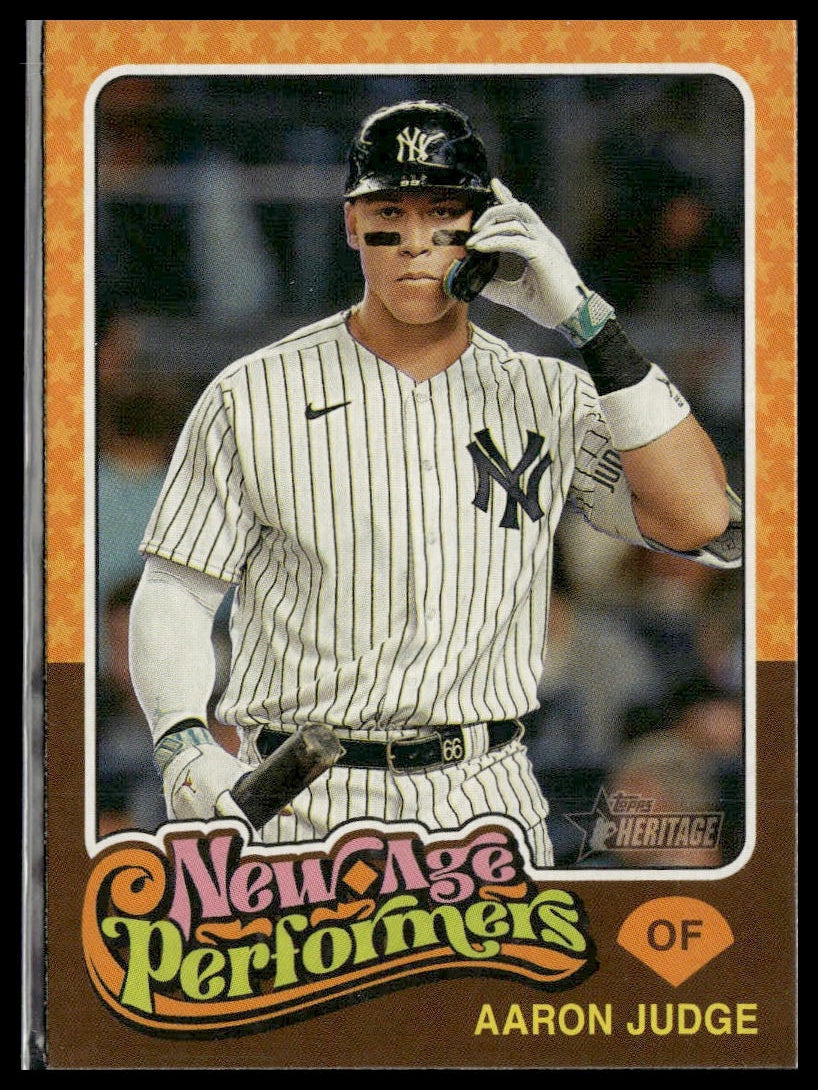 Aaron Judge #NAP-15 New Age Performers 2024 Topps Heritage New York Yankees
