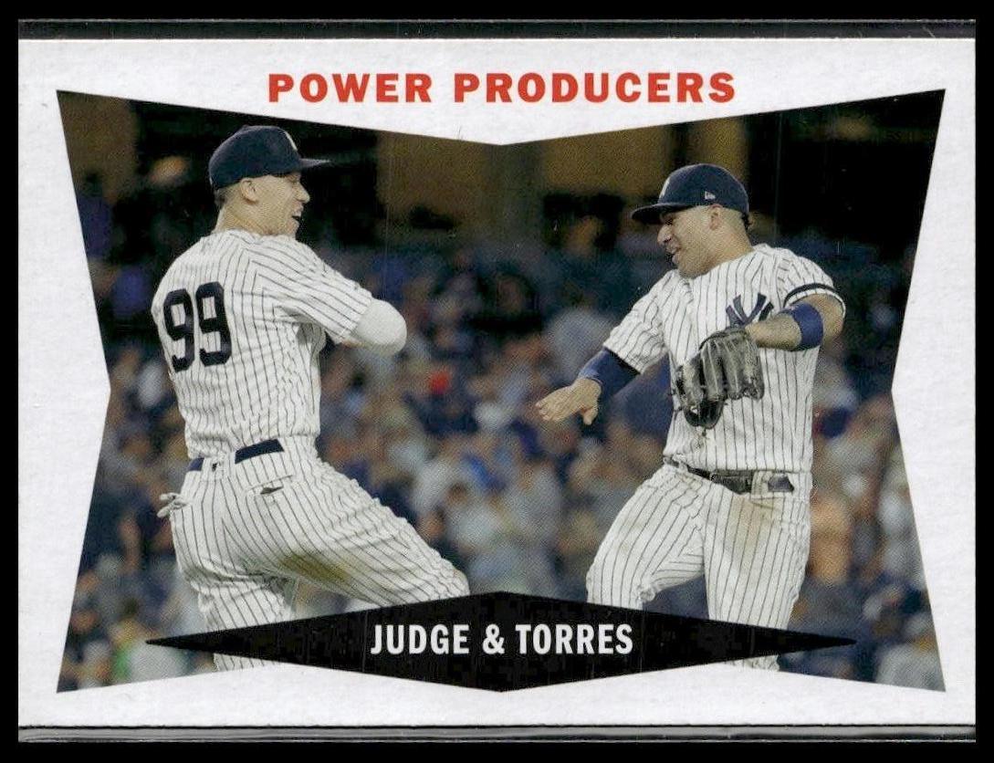Power Producers (Judge / Torres) CPC #60CC-JT 2020 Topps New York Yankees