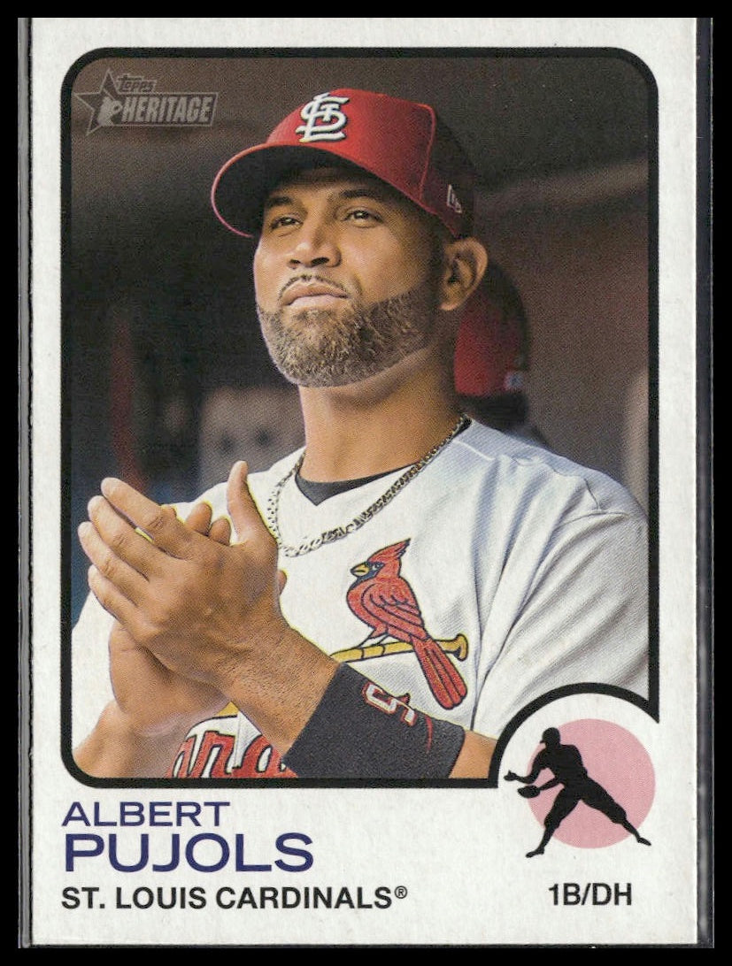 Albert Pujols #592 2022 Topps Heritage St. Louis Cardinals