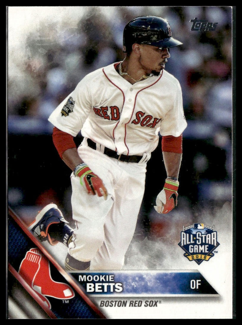 Mookie Betts #US201 2016 Topps Update Boston Red Sox