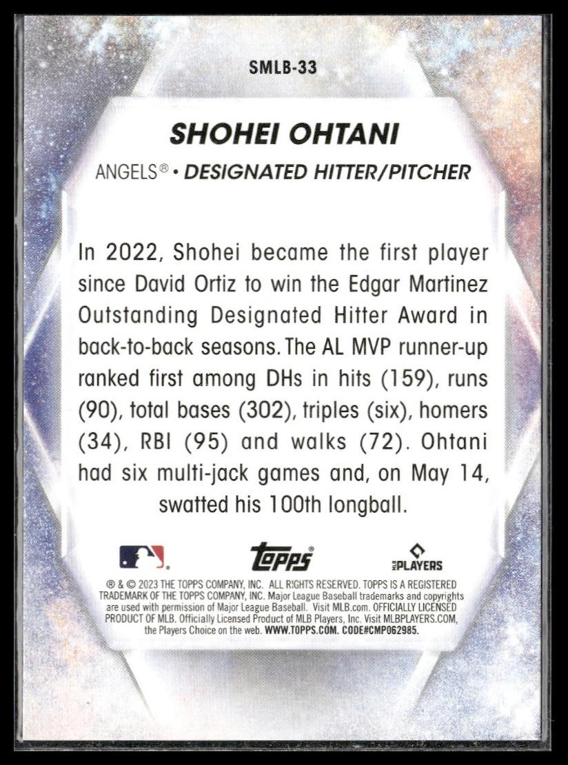 Shohei Ohtani #SMLBC-33 Stars of MLB Chrome 2023 Topps Los Angeles Angels