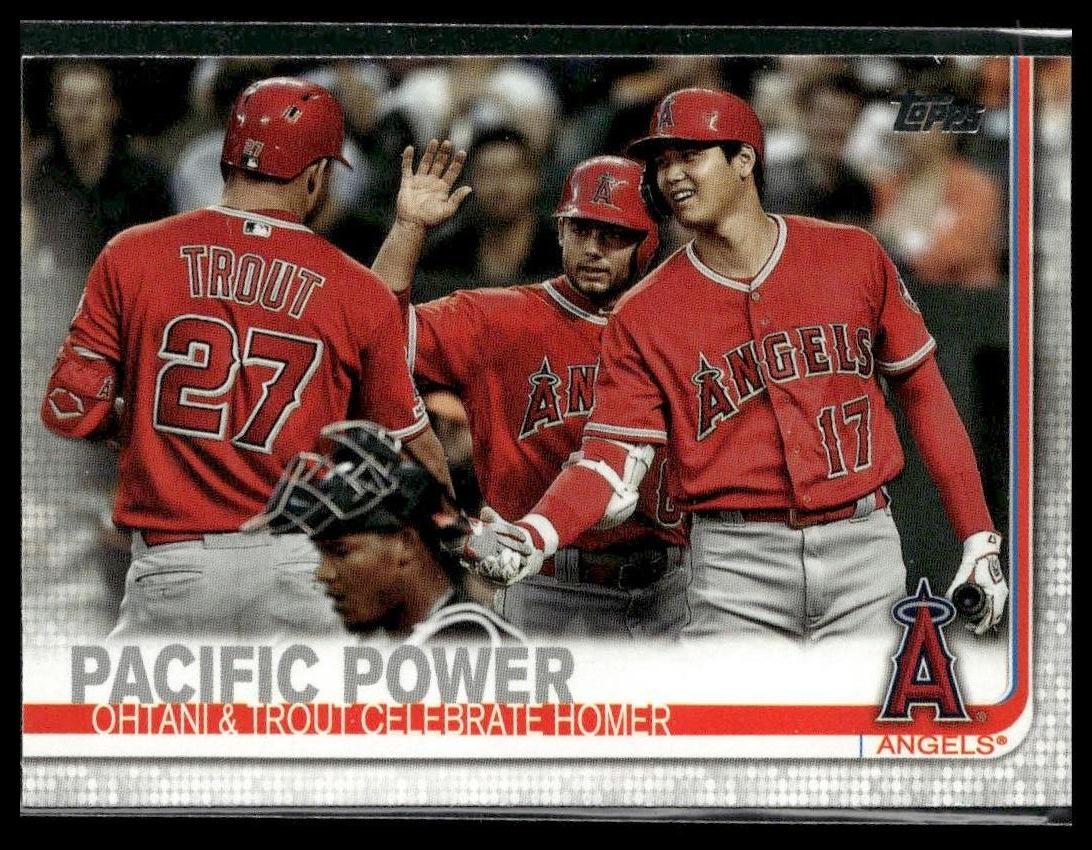 Mike Trout / Shohei Ohtani #US189 2019 Topps Update Los Angeles Angels