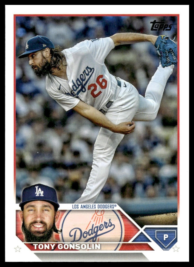 Tony Gonsolin #202 2023 Topps Los Angeles Dodgers