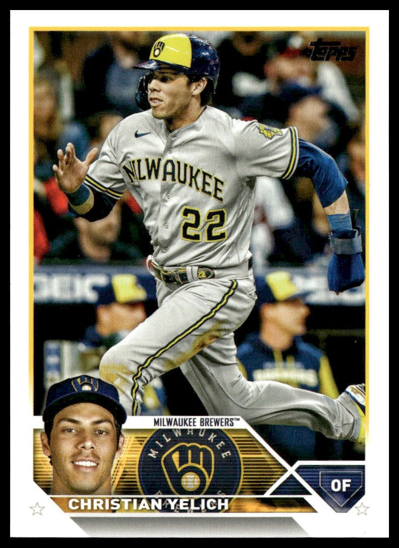 Christian Yelich #192 2023 Topps Milwaukee Brewers