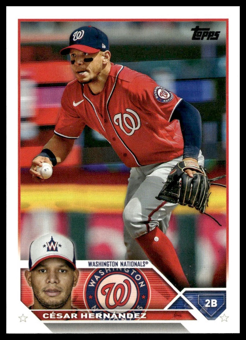 Cesar Hernandez #244 2023 Topps Washington Nationals