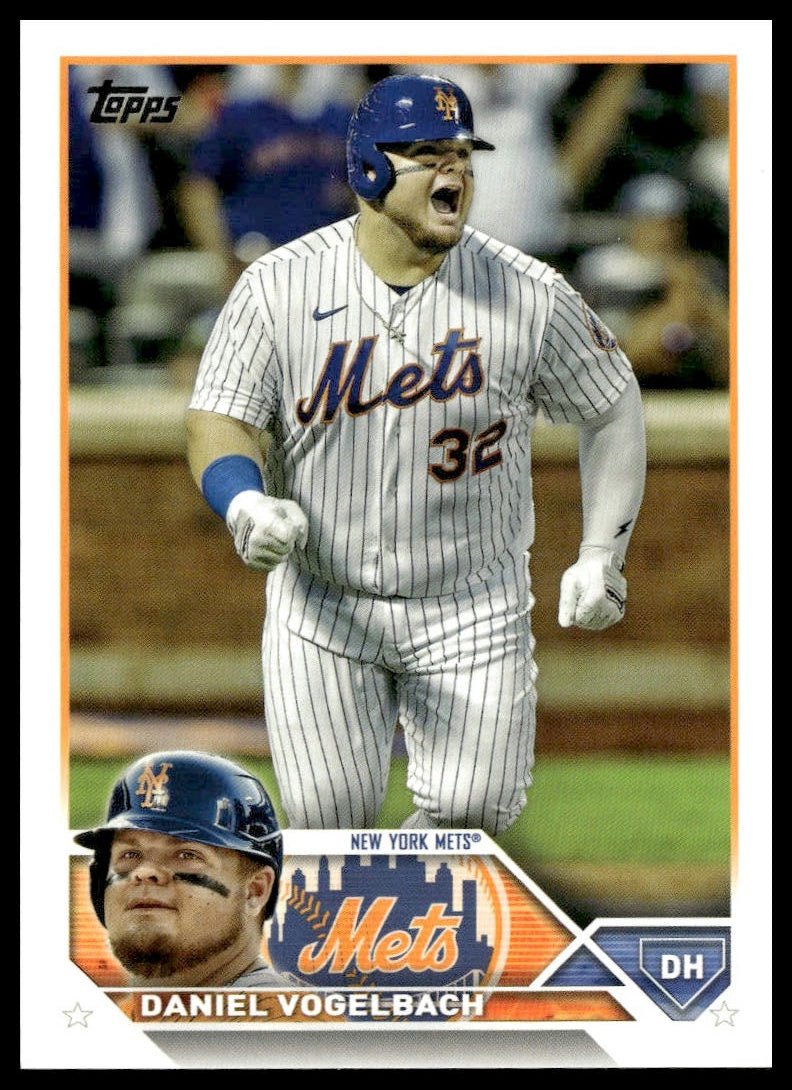 Daniel Vogelbach #147 2023 Topps New York Mets