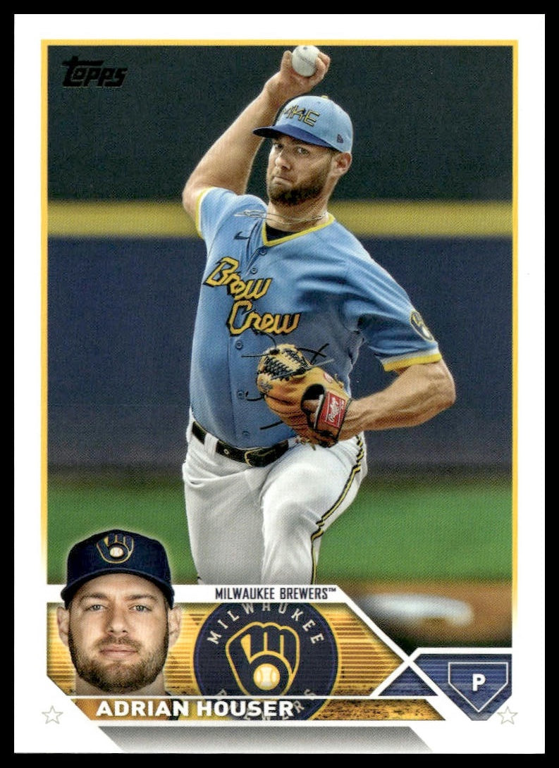 Adrian Houser #323 2023 Topps Milwaukee Brewers