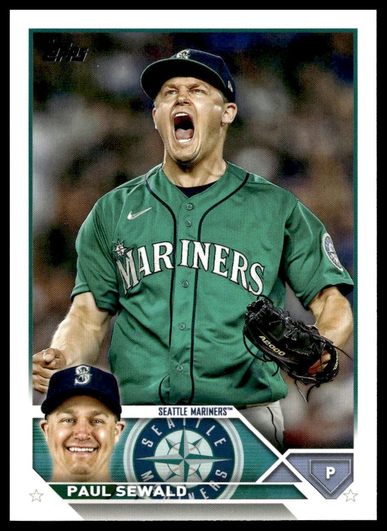 Paul Sewald #207 2023 Topps Seattle Mariners