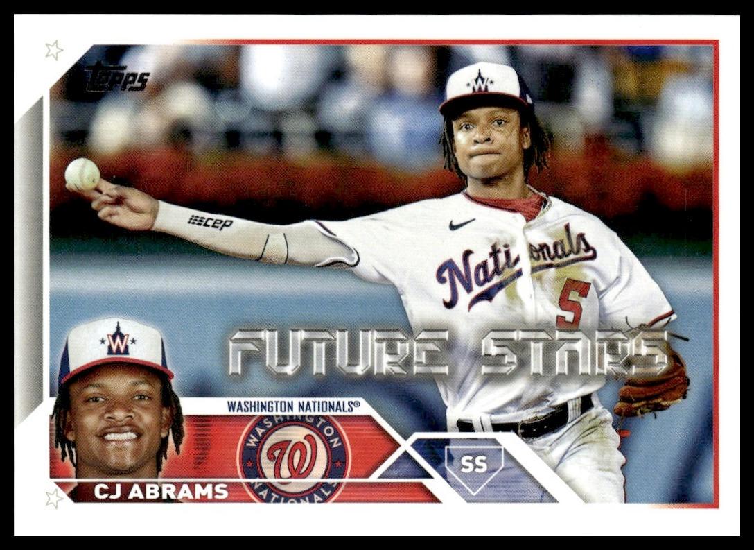 CJ Abrams #35 2023 Topps Washington Nationals