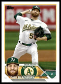 Paul Blackburn #6 2023 Topps Oakland Athletics