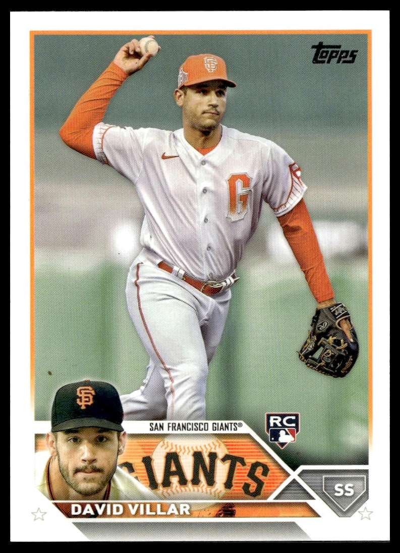 David Villar #277 2023 Topps San Francisco Giants RC