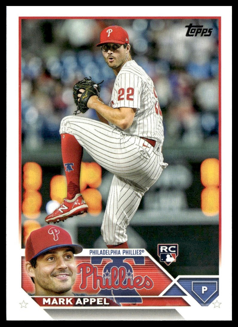 Mark Appel #259 2023 Topps Philadelphia Phillies RC