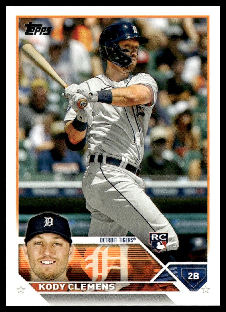 Kody Clemens #176 2023 Topps Detroit Tigers RC