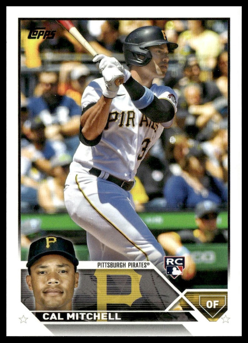 Cal Mitchell #313 2023 Topps Pittsburgh Pirates RC