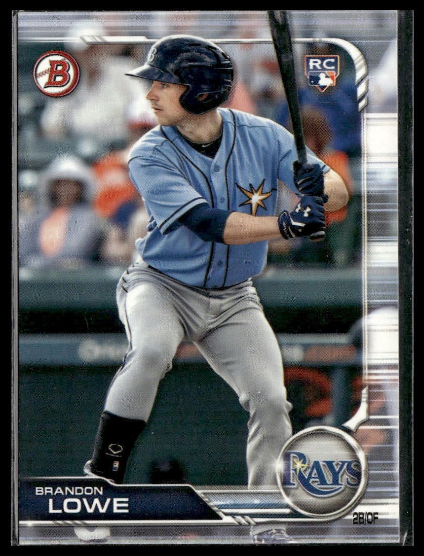 Brandon Lowe #98 2019 Bowman Tampa Bay Rays RC