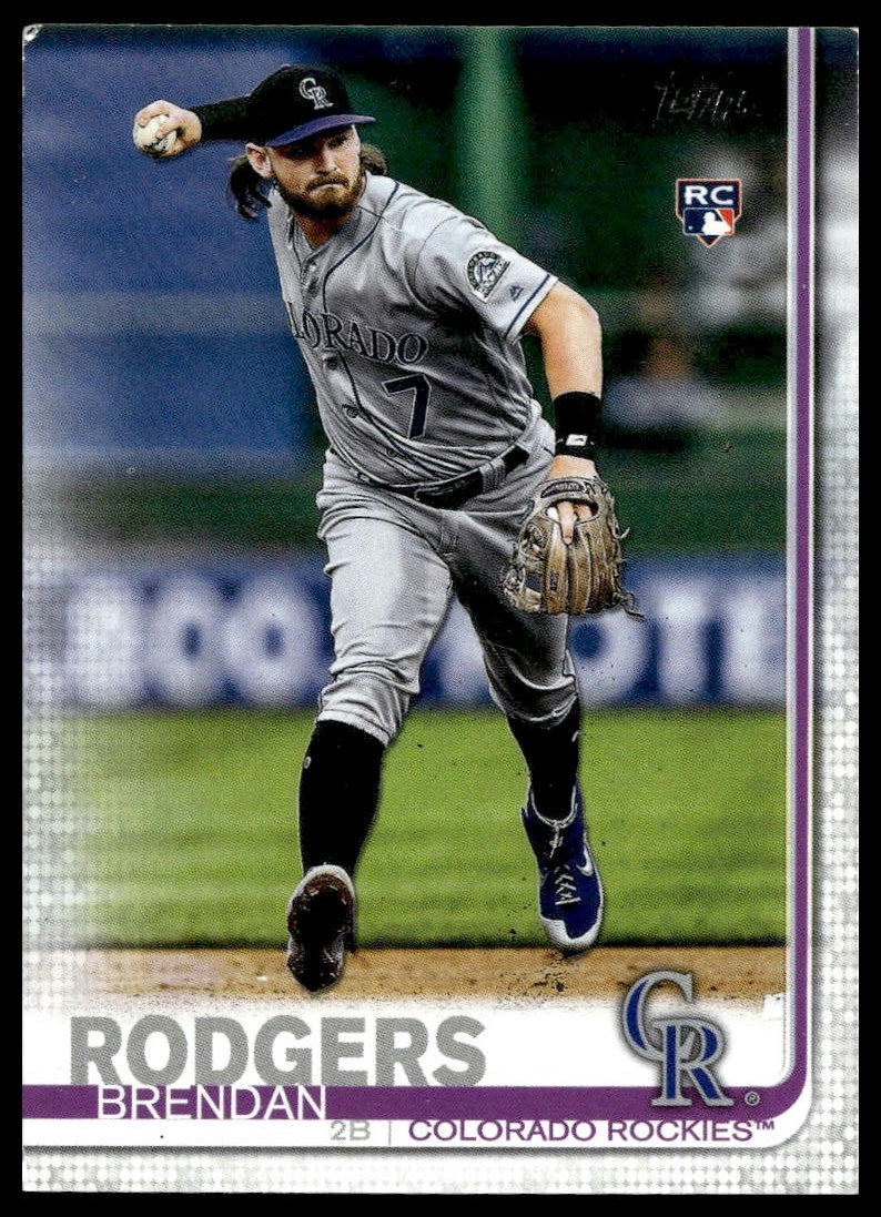 Brendan Rodgers #US299 2019 Topps Update Colorado Rockies RC