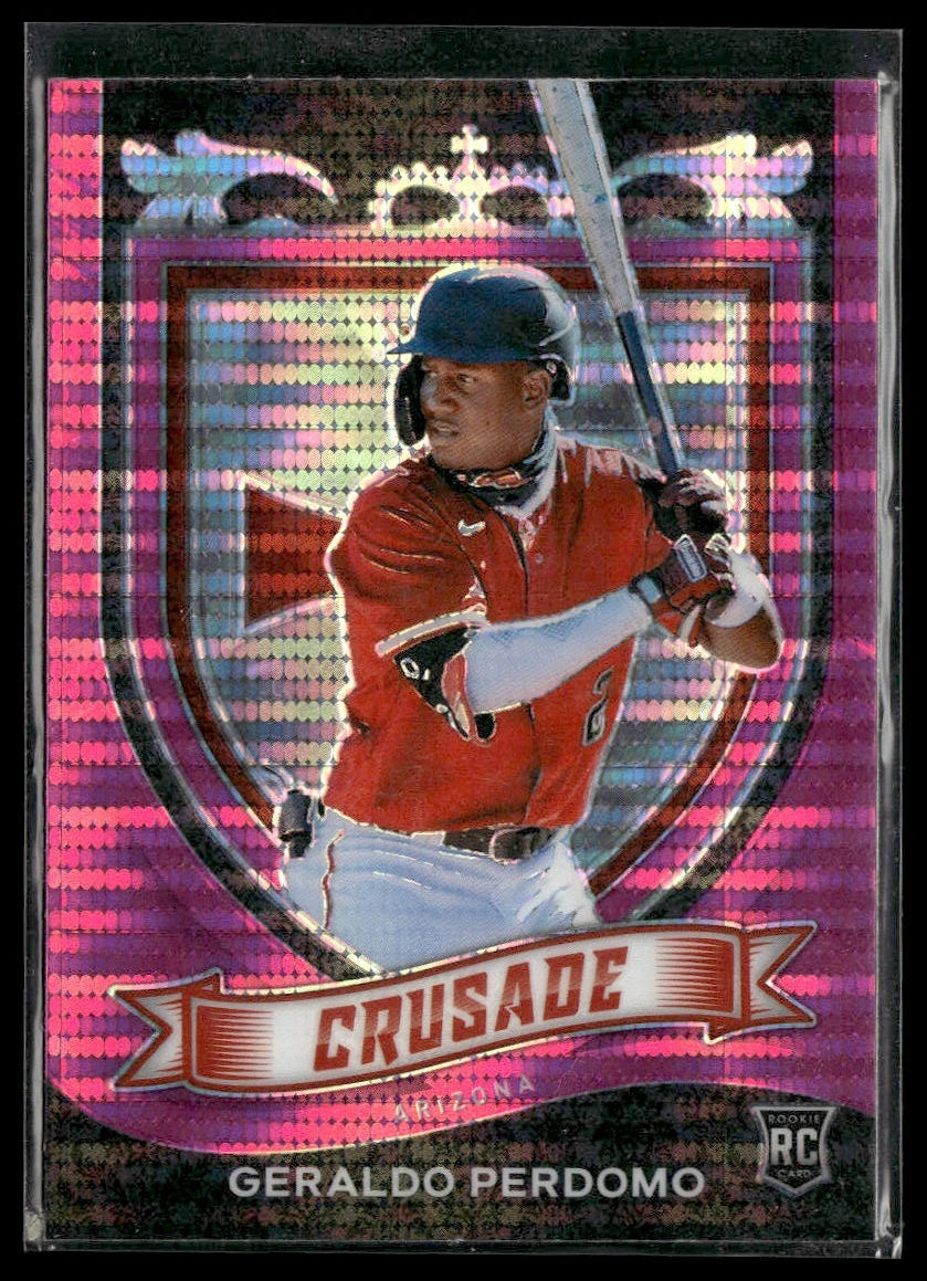Geraldo Perdomo #8 Crusade Pink Pulsar 2021 Panini Chronicles Diamondbacks