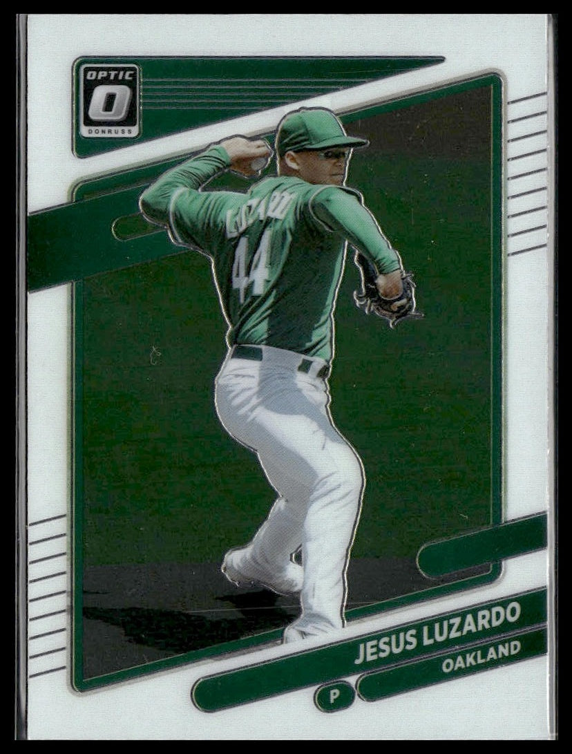 Jesus Luzardo #186a 2021 Donruss Optic Oakland Athletics