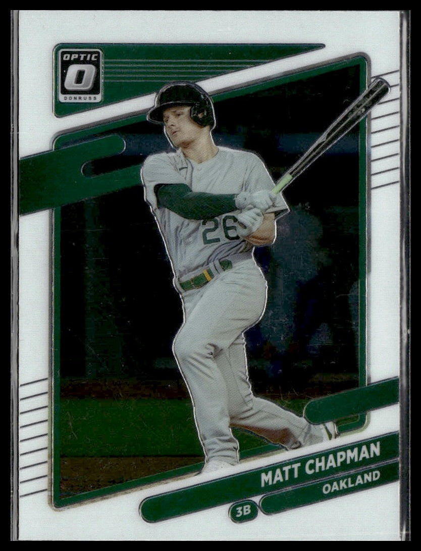 Matt Chapman #173 2021 Donruss Optic Oakland Athletics