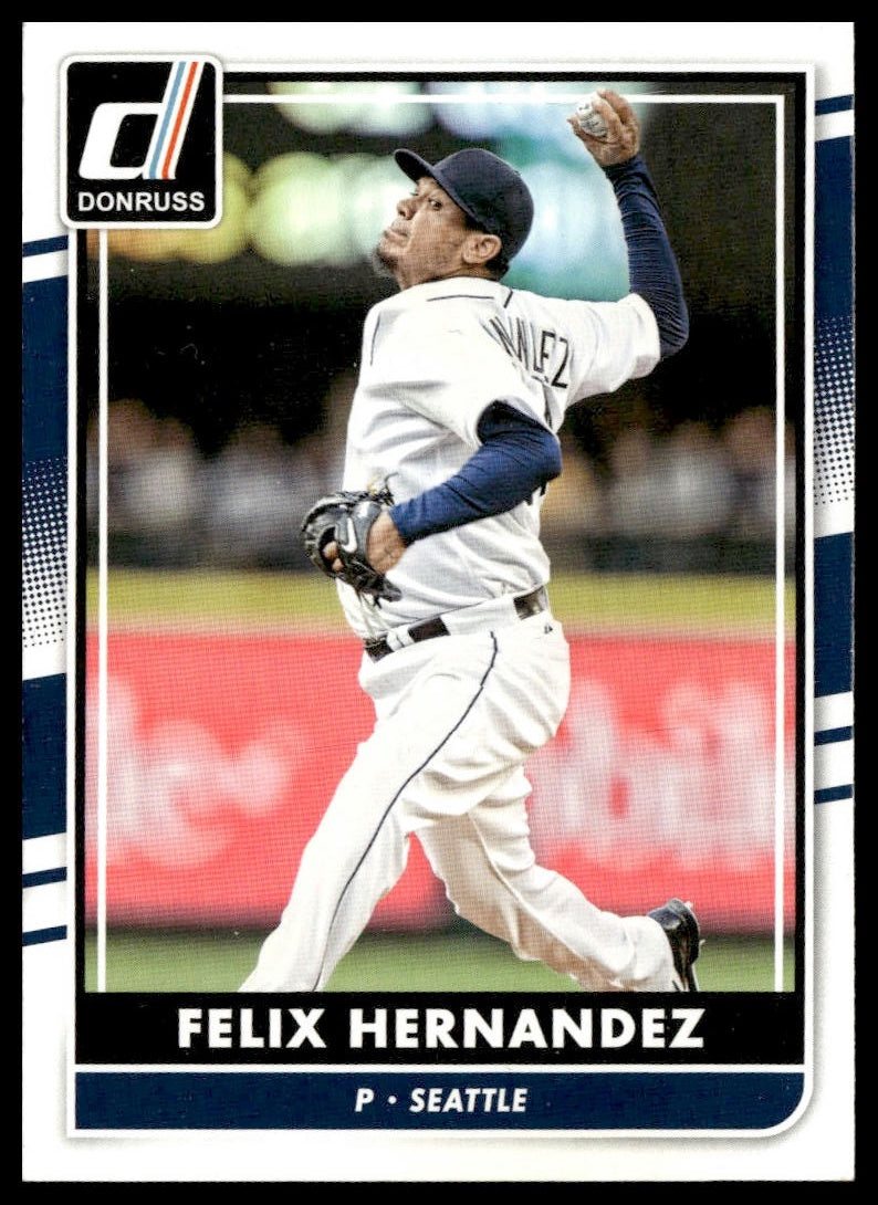 Felix Hernandez #137 2016 Donruss Seattle Mariners
