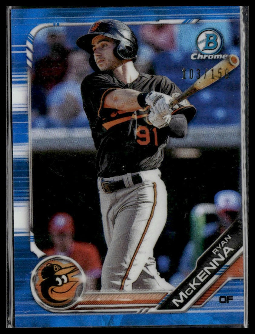 Ryan McKenna #BP-81 Prospects Blue 2019 Bowman #/150 Baltimore Orioles