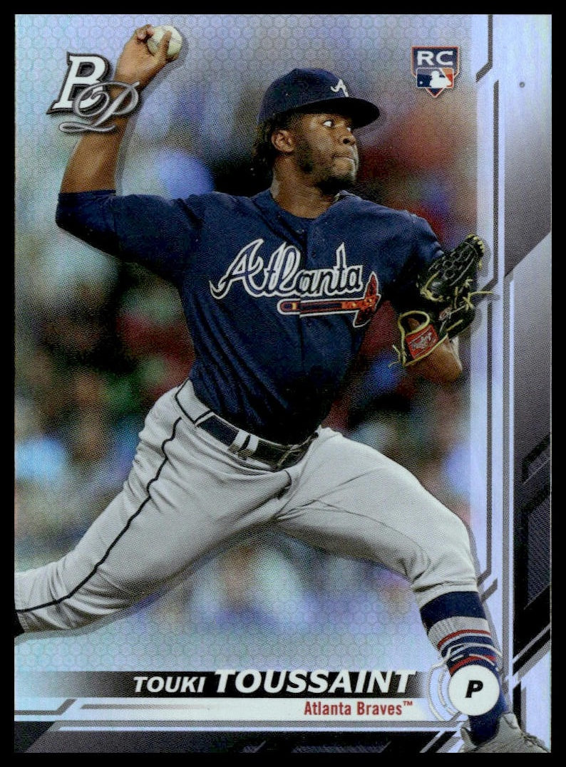 Touki Toussaint #19 2019 Bowman Platinum Atlanta Braves RC