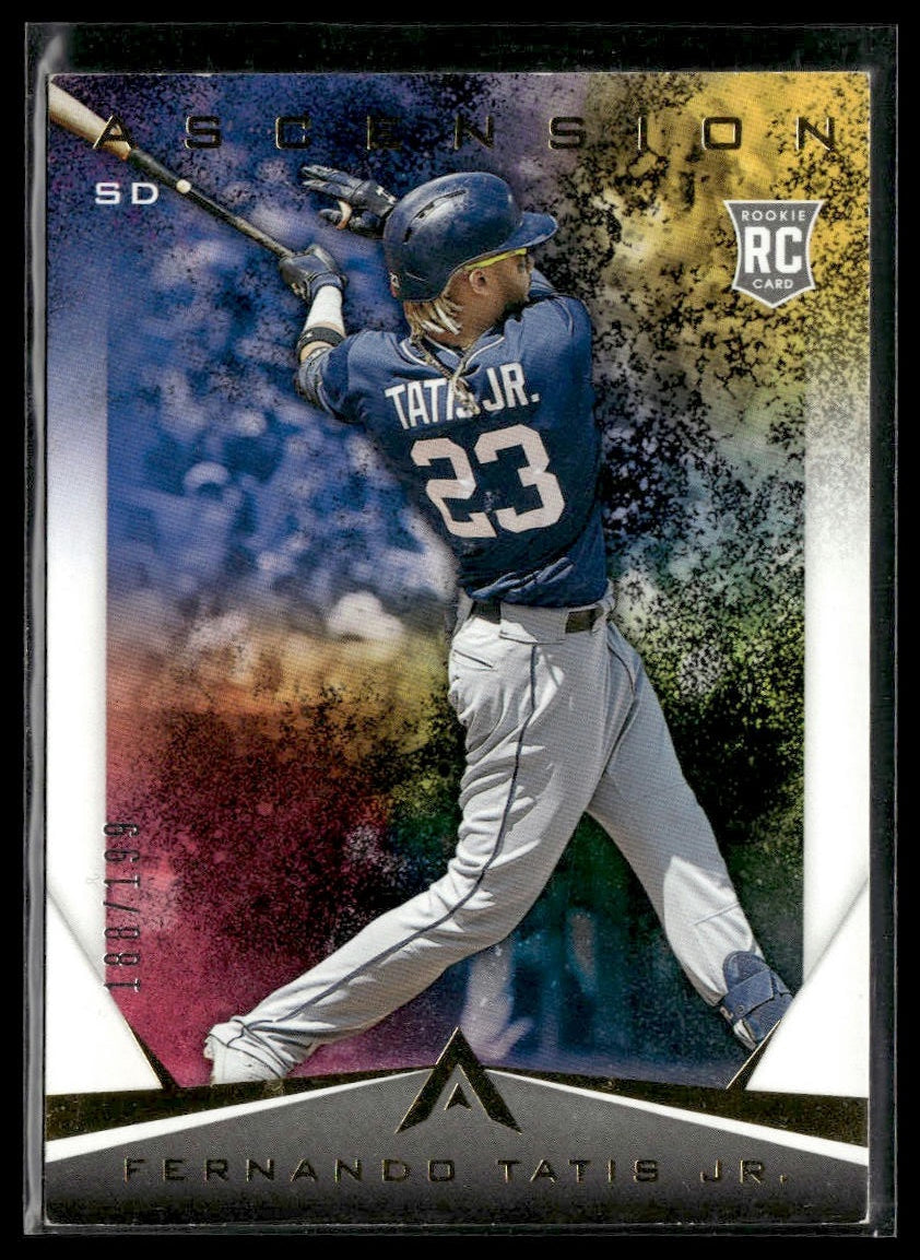 Fernando Tatis Jr. #3 Ascension Gold 2019 Chronicles San Diego Padres