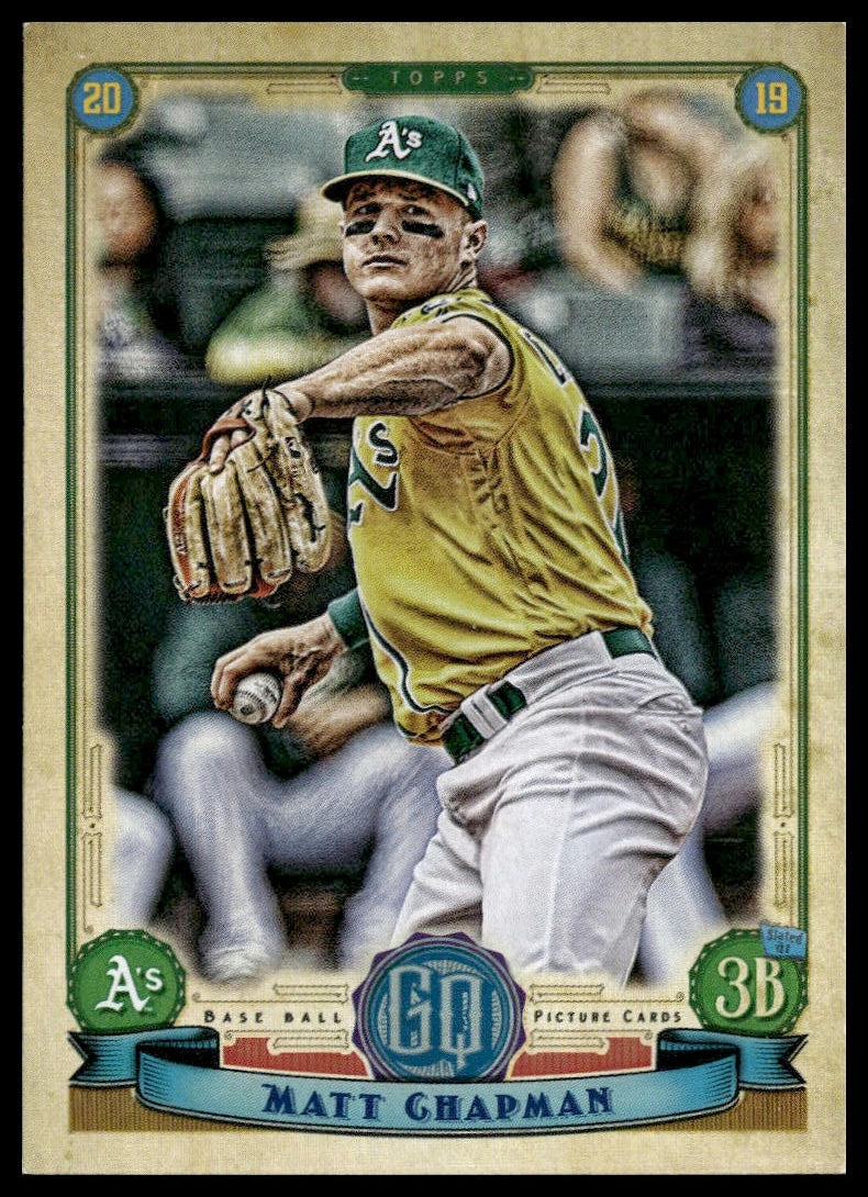 Matt Chapman #260 2019 Topps Gypsy Queen Oakland Athletics