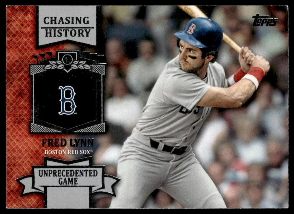 Fred Lynn #CH-59 Chasing History Silver Foil 2013 Topps Boston Red Sox