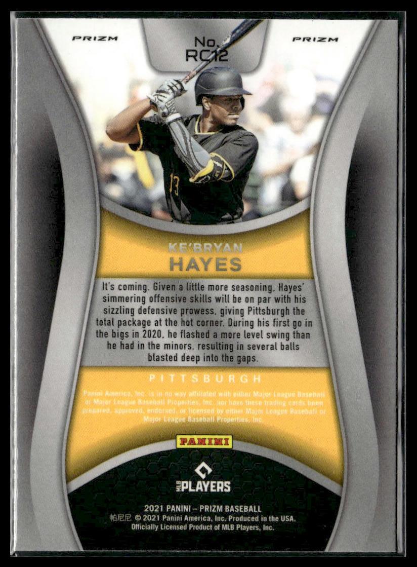 Ke'Bryan Hayes #RC12 Rookie Class Silver Prizm 2021 Panini Prizm Pirates
