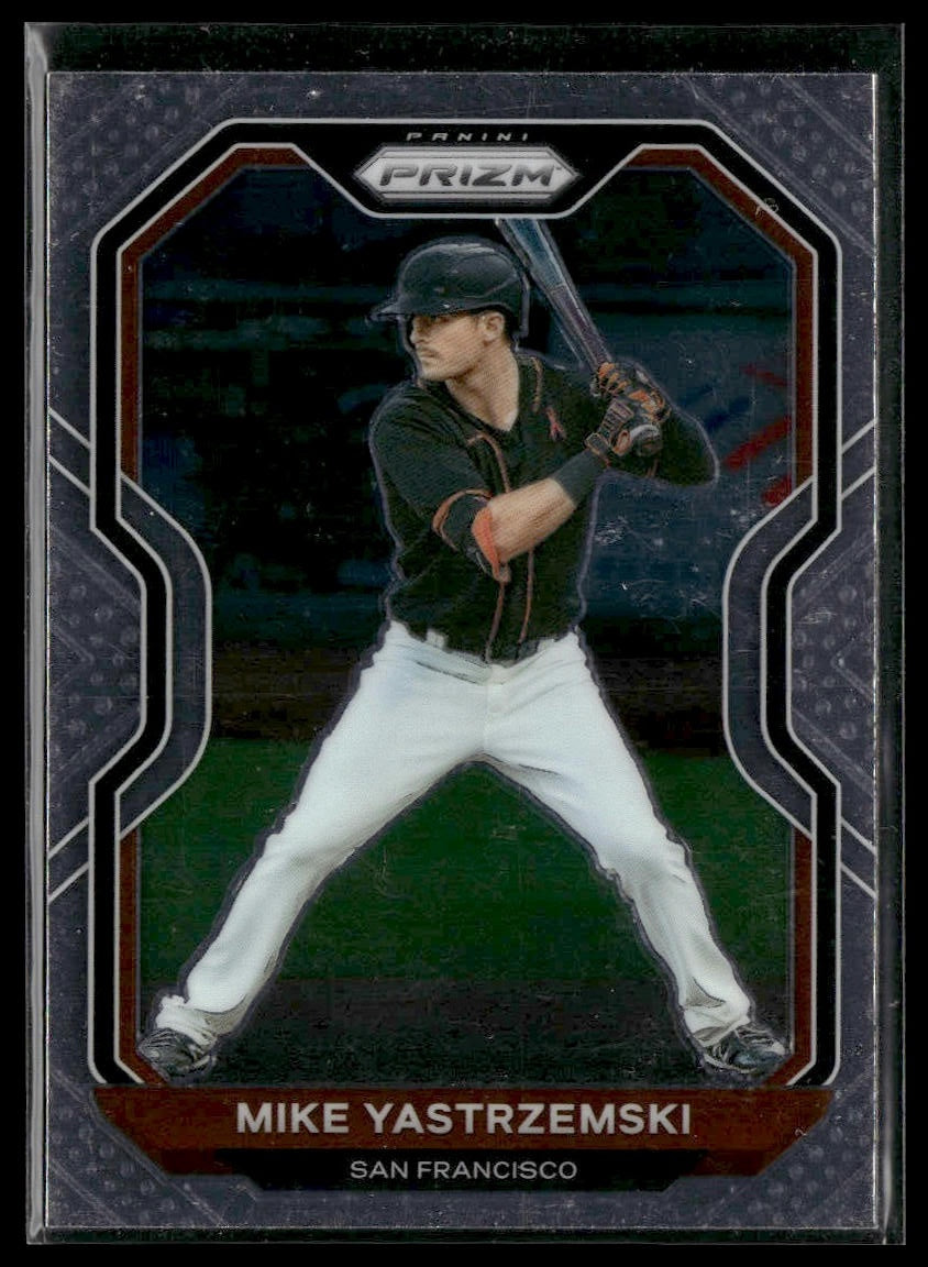 Mike Yastrzemski #33 2021 Panini Prizm San Francisco Giants