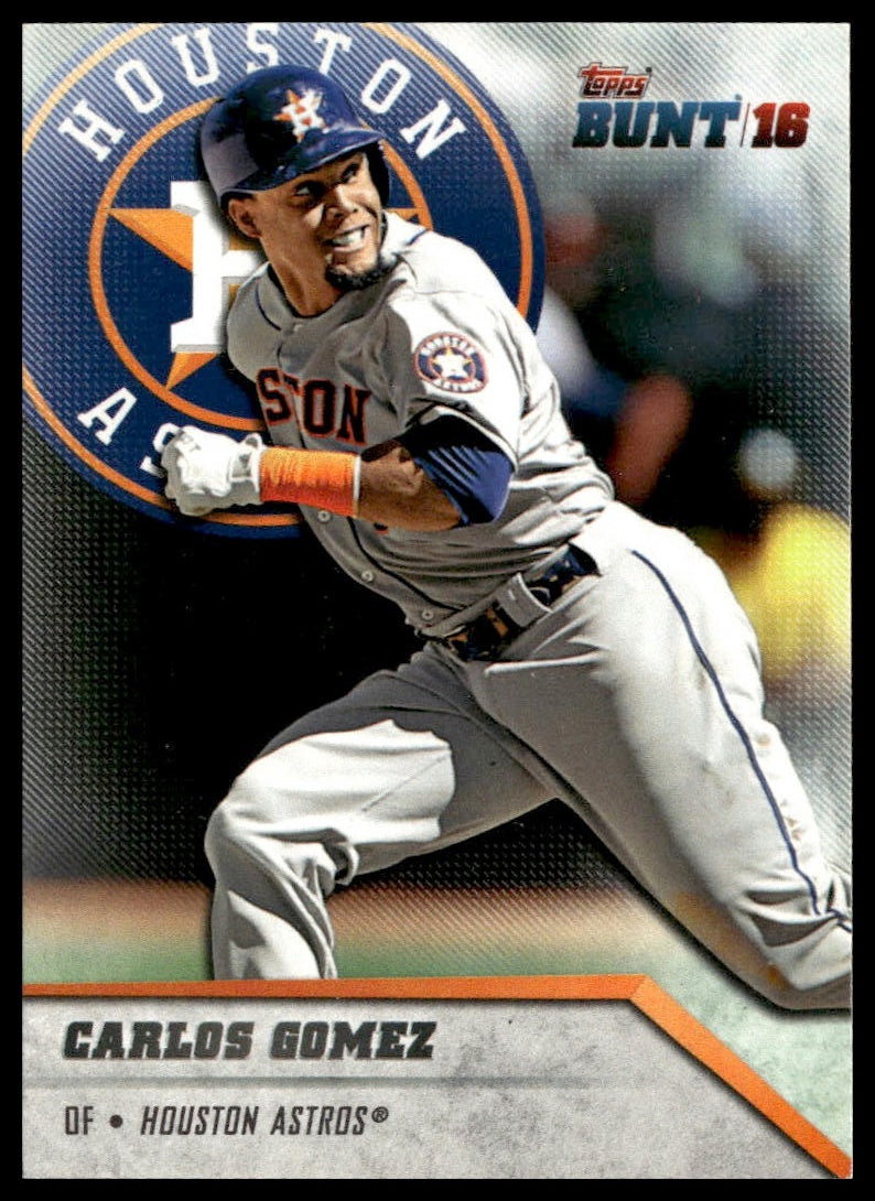 Carlos Gomez #34 2016 Topps Bunt Houston Astros