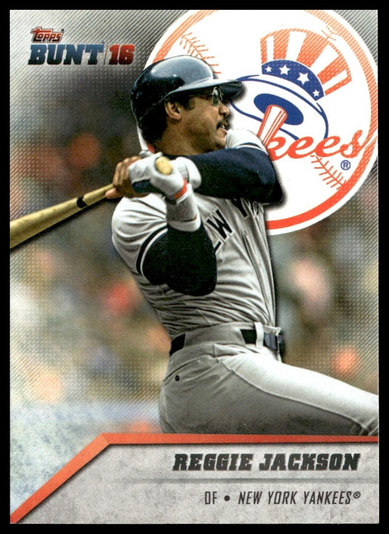 Reggie Jackson #118 2016 Topps Bunt New York Yankees