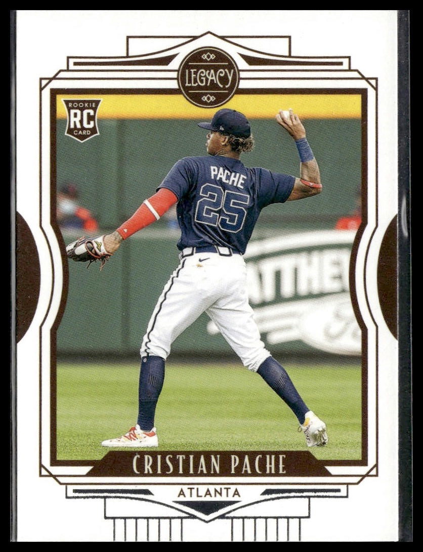 Cristian Pache #19 Legacy 2021 Panini Chronicles Atlanta Braves