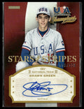 Shawn Green #GRN Stars and Stripes Signatures 2013 Panini USA Champions #/229 AU