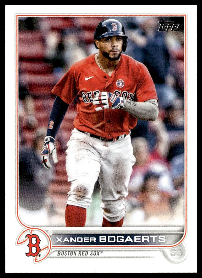 Xander Bogaerts #8 2022 Topps Boston Red Sox