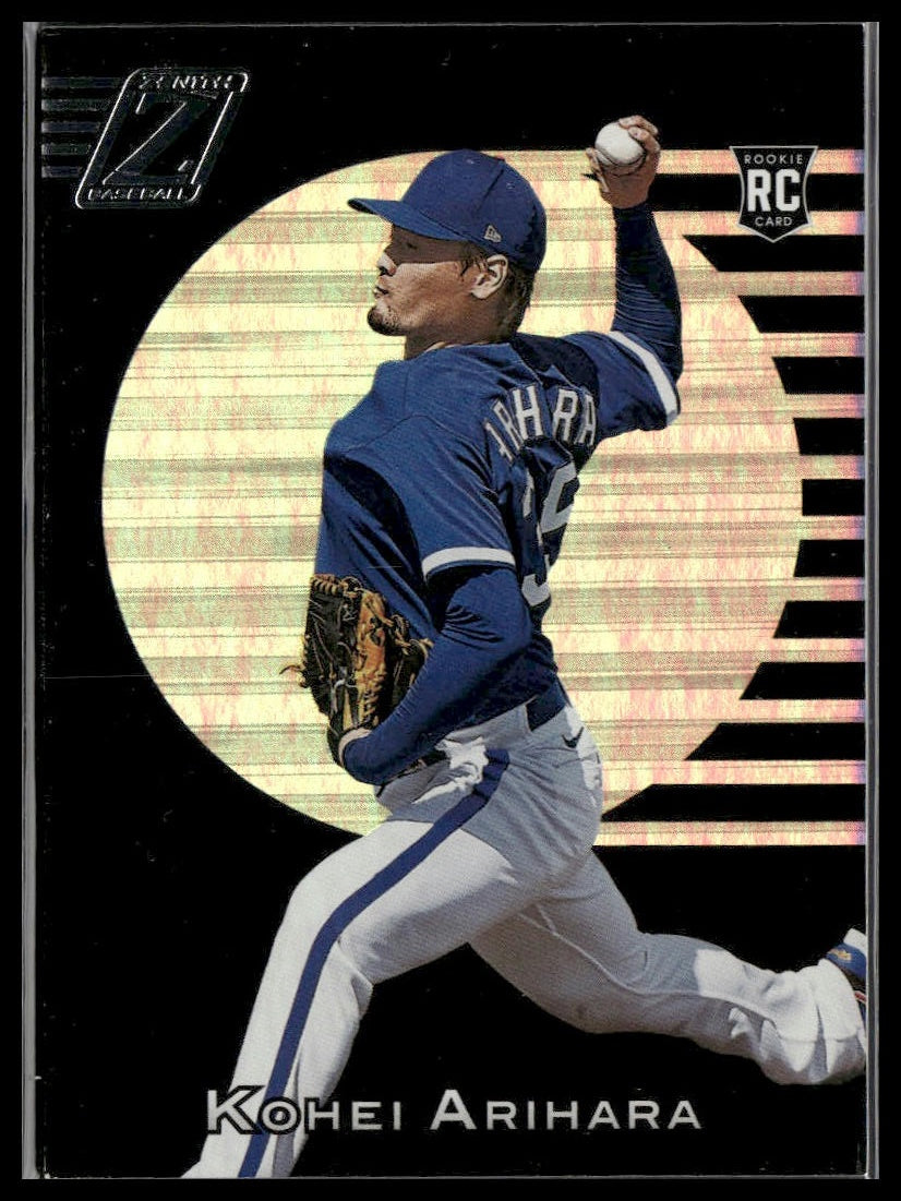 Kohei Arihara #9 Zenith 2021 Panini Chronicles Texas Rangers