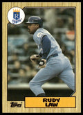 Rudy Law #382 Collector's Edition (Tiffany) 1987 Topps Kansas City Royals