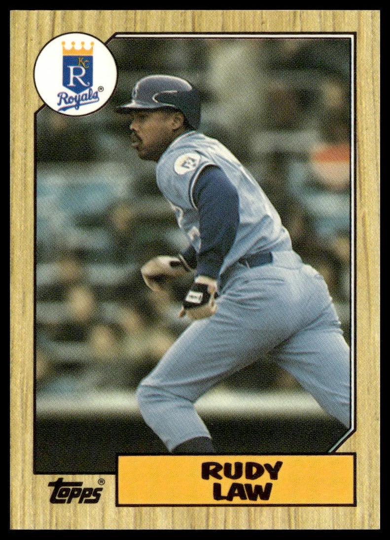 Rudy Law #382 Collector's Edition (Tiffany) 1987 Topps Kansas City Royals