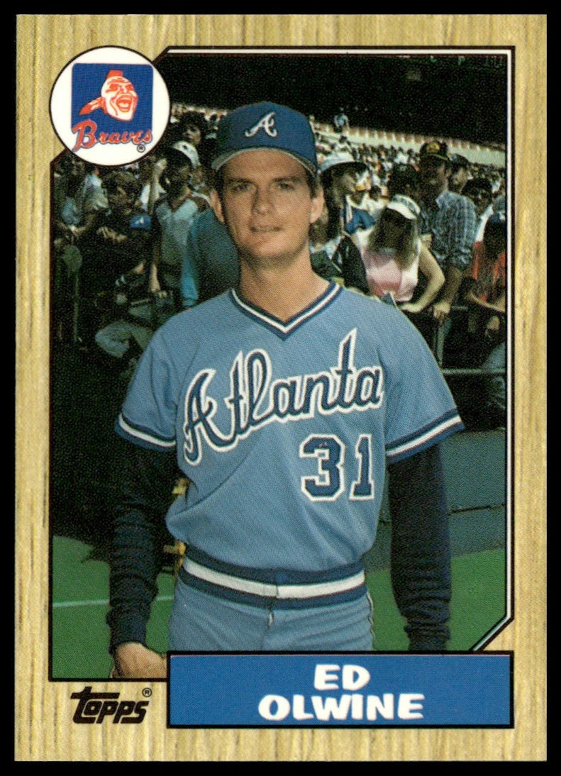 Ed Olwine #159 Collector's Edition (Tiffany) 1987 Topps Atlanta Braves RC