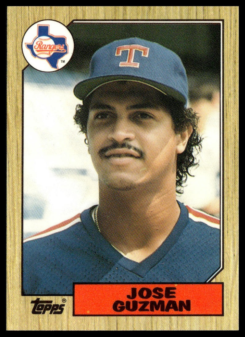 Jose Guzman #363 Collector's Edition (Tiffany) 1987 Topps Texas Rangers